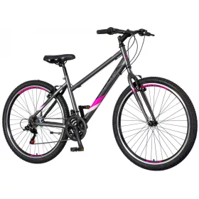   Explorer Classic 27,5 női kerékpár Grafit-Rózsaszín V-fék