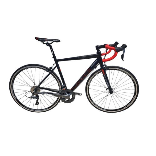 Corelli The Race CR 2000 könnyűvázas országúti kerékpár 52 cm Fekete-Piros