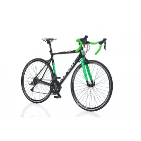   Corelli Boalva RC200 könnyűvázas országúti kerékpár 52 cm Fekete-Zöld