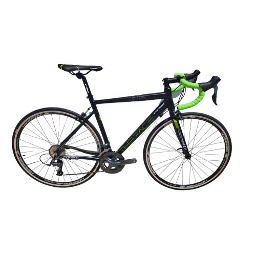 Corelli The Race CR 1000 könnyűvázas országúti kerékpár 52 cm Fekete-Zöld