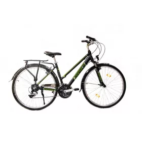   Corelli Forista könnyűvázas női trekking kerékpár 18" Grafit-Zöld