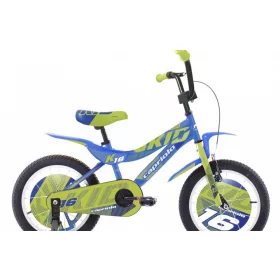 Capriolo Kid 16" gyerek kerékpár Kék-Zöld