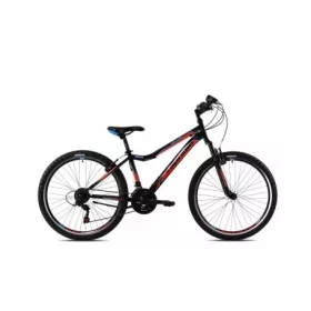   Capriolo diavolo 600 dx fs 26" férfi mtb kerékpár 15" fekete-piros 2021