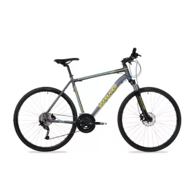   Csepel woodlands cross 2.1 kerékpár férfi  szürke 21"