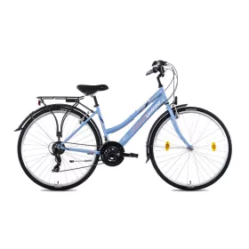 Csepel landrider női trekking kerékpár 21sp kék 17"