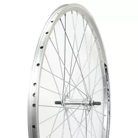 Kerék első 26" DW alu. ezüst