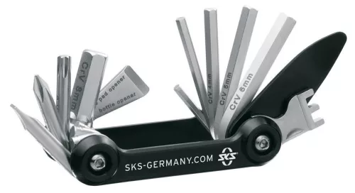 SKS-Germany Tom 14 zsebszerszám [fekete-ezüst]