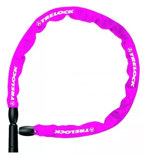 Trelock BC 115 kulcsos láncos zár [fehér, 60 cm]