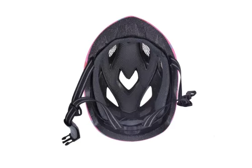 Safety Labs Fiona Light gyermek kerékpáros sisak [rózsaszín szivecskés, 48-53 cm (S)]