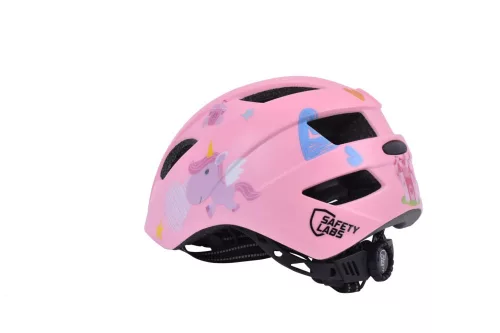 Safety Labs Fiona Light gyermek kerékpáros sisak [rózsaszín hercegnős, 48-53 cm (S)]
