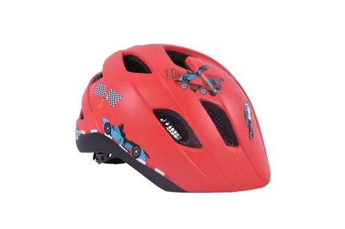 Safety Labs Dino Light gyermek kerékpáros sisak [piros, 48-53 cm (S)]