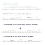 Connex Chain Wear Indicator láncnyúlásmérő