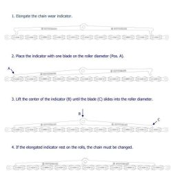 Connex Chain Wear Indicator láncnyúlásmérő