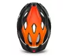 MET Crossover kerékpáros sisak [fényes fekete-narancs, 52-59 cm (M)]