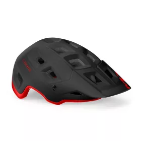   MET Terranova kerékpáros sisak [matt fekete-fényes piros, 56-58 cm (M)]
