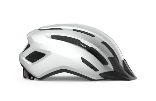MET Downtown kerékpáros sisak [fényes fehér, 52-58 cm (S/M)]