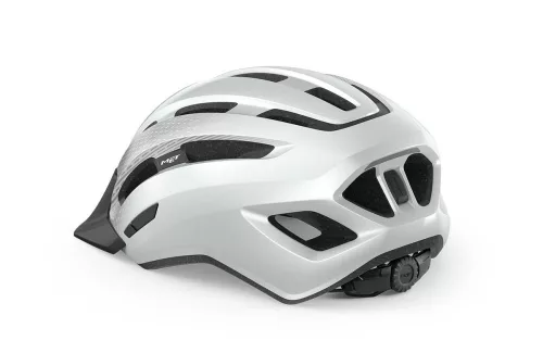 MET Downtown kerékpáros sisak [fényes fehér, 52-58 cm (S/M)]