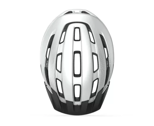 MET Downtown kerékpáros sisak [fényes fehér, 58-61 cm (M/L)]