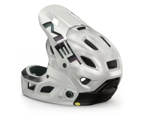 MET Parachute MCR MIPS fullface kerékpáros sisak [matt fehér-iridescent, 56-58 cm (M)]