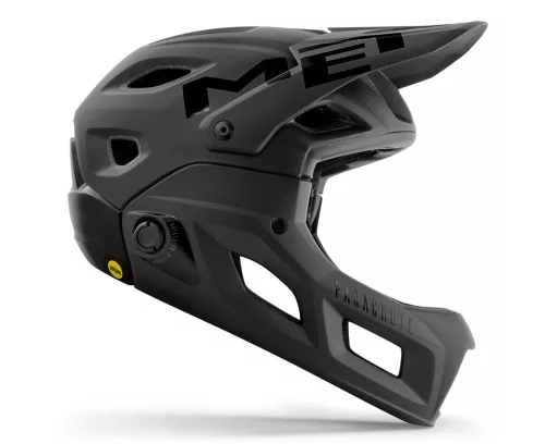 MET Parachute MCR MIPS fullface kerékpáros sisak [matt fekete-fényes fekete, 58-61 cm (L)]