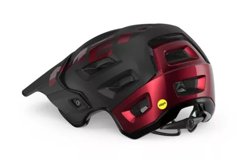 MET Roam Mips kerékpáros sisak [fényes fekete-metál bordó, 56-58 cm (M)]