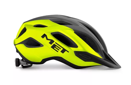 MET Crossover kerékpáros sisak [matt szürke-fluo sárga, 52-59 cm (M)]