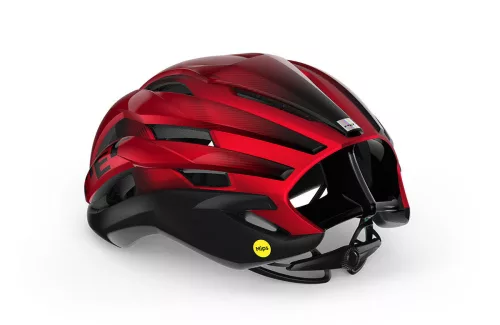 MET Trenta Mips kerékpáros sisak [fényes metálpiros-fekete, 52-56 cm (S)]