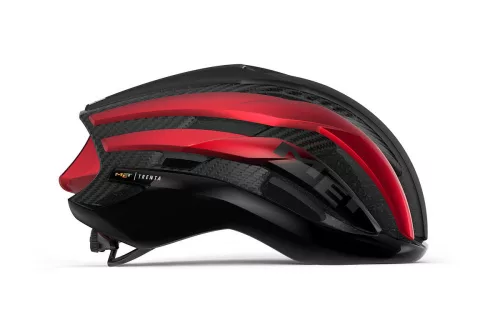 MET Trenta 3K Carbon Mips® kerékpáros sisak [matt metálpiros-fekete, 52-56 cm (S)]