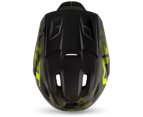 MET Parachute MCR MIPS fullface kerékpáros sisak [camo zöld-lime, 56-58 cm (M)]