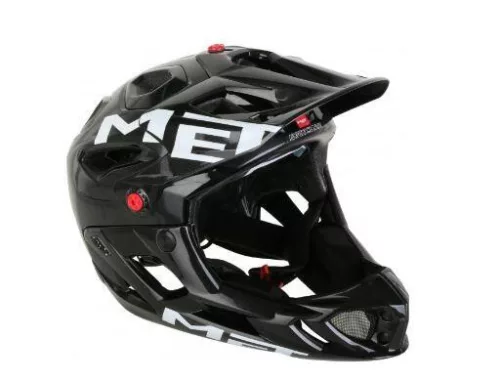 MET Parachute fullface kerékpáros sisak [matt fekete, 51-56 cm (S)]