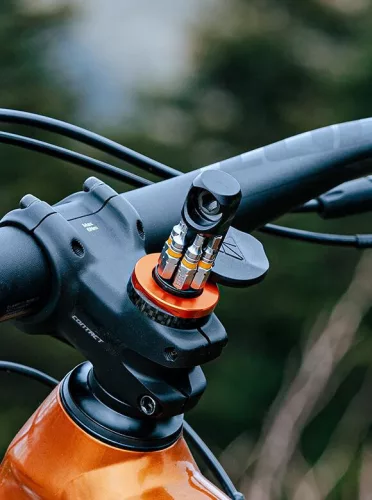 Granite Stash RT Ratchet villanyakban tárolható zsebszerszám [narancs]