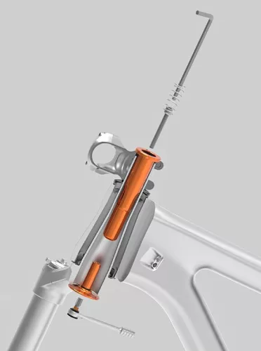 Granite Stash RT Ratchet villanyakban tárolható zsebszerszám [narancs]