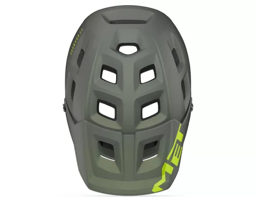 MET Terranova kerékpáros sisak [matt szürke-lime, 52-56 cm (S)]