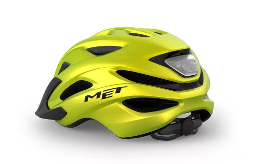 MET Crossover New kerékpáros sisak [matt metál lime, 52-59 cm (Uni)]
