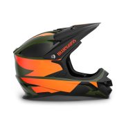   Bluegrass Intox fullface kerékpáros sisak [matt zöld-narancs, 52-54 cm (XS)]