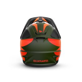   Bluegrass Intox fullface kerékpáros sisak [matt zöld-narancs, 54-56 cm (S)]