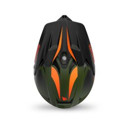  Bluegrass Intox fullface kerékpáros sisak [matt zöld-narancs, 54-56 cm (S)]
