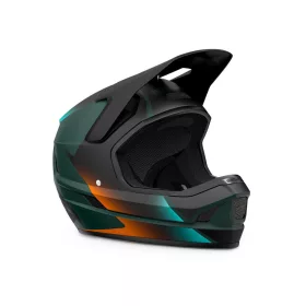   Bluegrass Legit fullface kerékpáros sisak [matt zöld-narancs, 54-56 cm (S)]