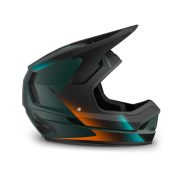   Bluegrass Legit fullface kerékpáros sisak [matt zöld-narancs, 56-58 cm (M)]