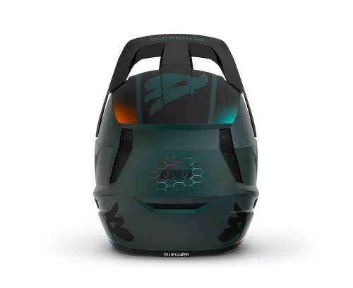 Bluegrass Legit fullface kerékpáros sisak [matt zöld-narancs, 58-60 cm (L)]