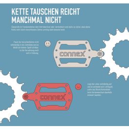 Connex lánctányér kopás mérő