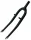 Villa 20" acél 1" 240/130mm fekete 22,2mm 26,4mm fekete 240/130mm