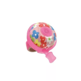 Csengö alu virágos 45mm pink