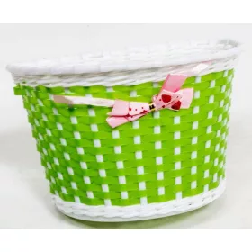   Kosár gyermek müa elsö 22x15x15 'masnis' zöld elsö müa gyermek 22x15x15 'masnis' zöld