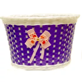   Kosár gyermek müa elsö 22x15x15 'masnis' lila elsö müa gyermek 22x15x15 'masnis' lila