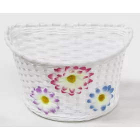   Kosár gyermek müa elsö 22x15x15 'virágos' fehér elsö müa gyermek 22x15x15 'virágos' fehé