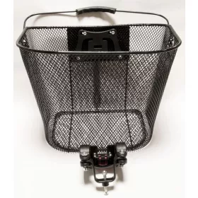 Kosár elsö acél clip-on fekete