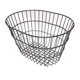 Kosár hátso ovális fekete magasitott