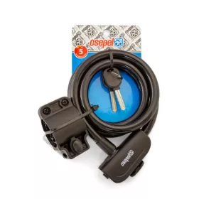   Zár csepel kábel spirál 12x1200mm kulcs +tartó fkt kábel spirál csepel 12x1200mm kulcs +tar