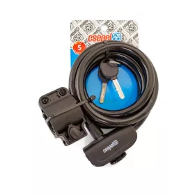   Zár csepel kábel spirál 12x1500mm kulcs +tartó fkt kábel spirál csepel 12x1500mm kulcs +tar